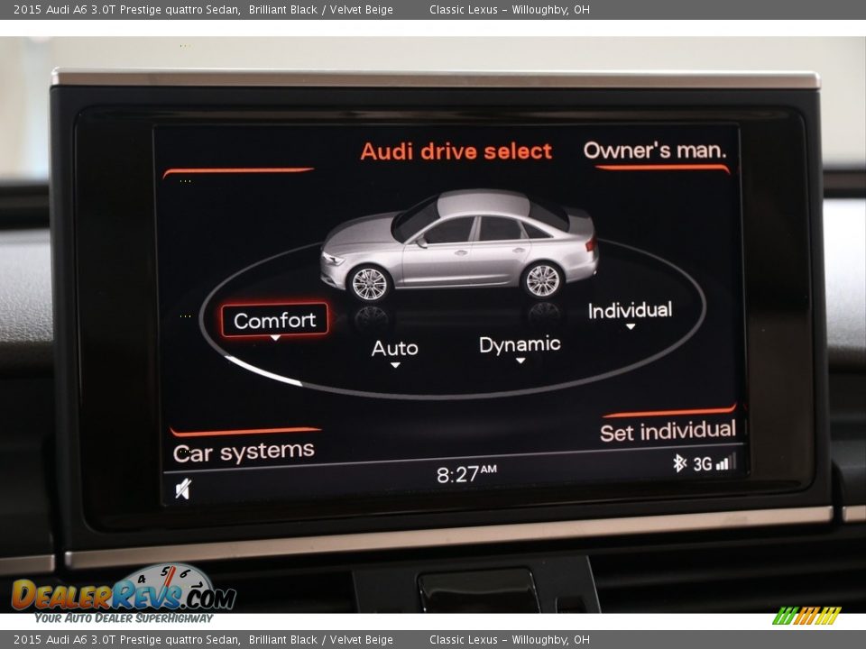 2015 Audi A6 3.0T Prestige quattro Sedan Brilliant Black / Velvet Beige Photo #20