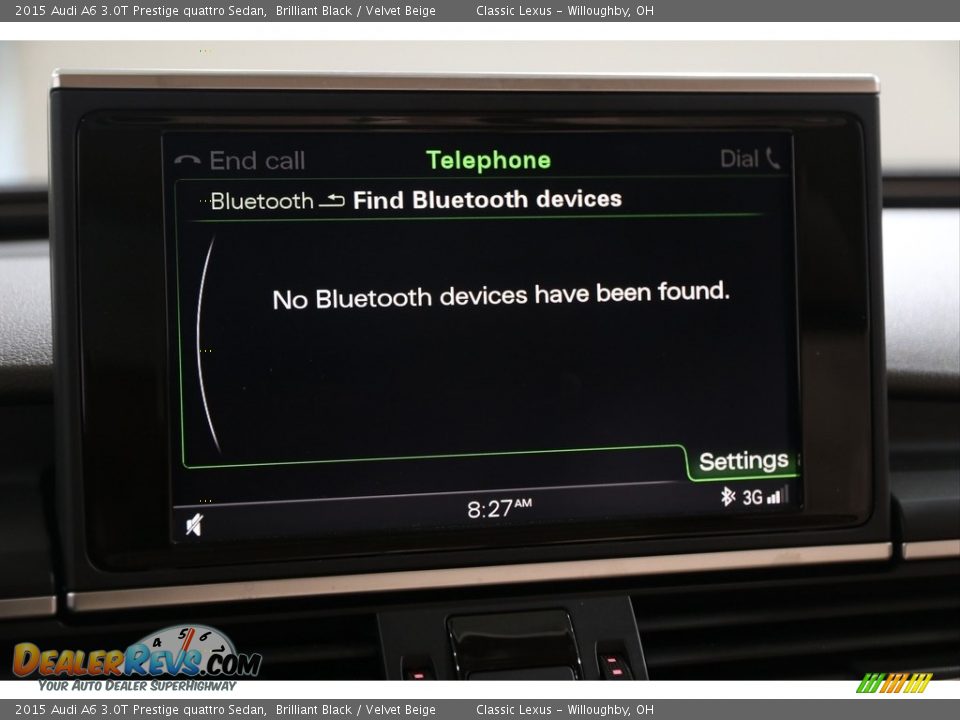 2015 Audi A6 3.0T Prestige quattro Sedan Brilliant Black / Velvet Beige Photo #22