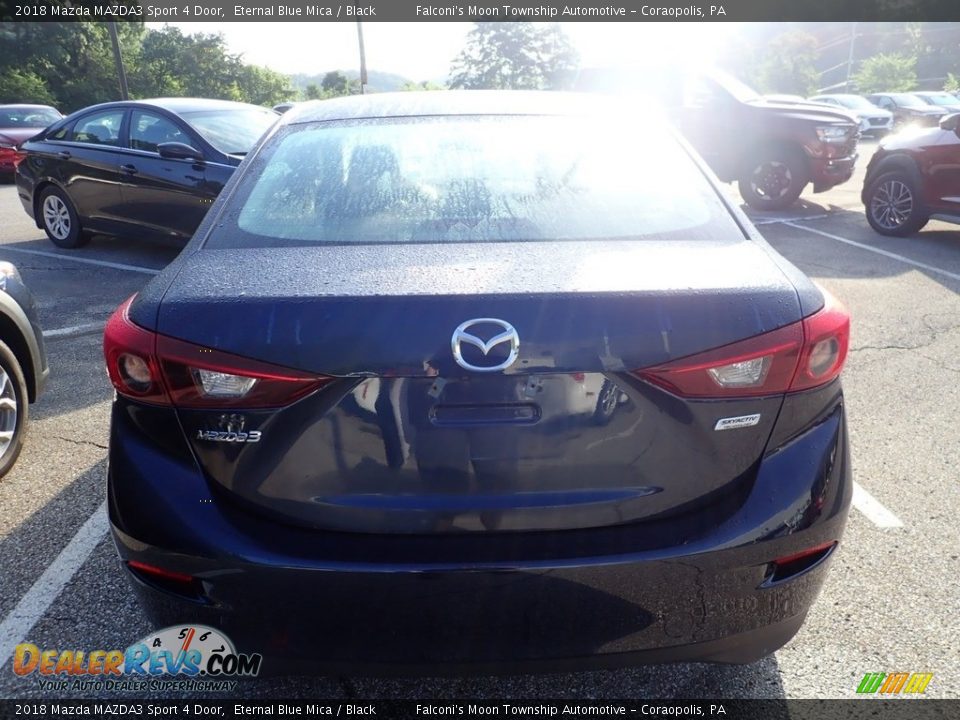 2018 Mazda MAZDA3 Sport 4 Door Eternal Blue Mica / Black Photo #3