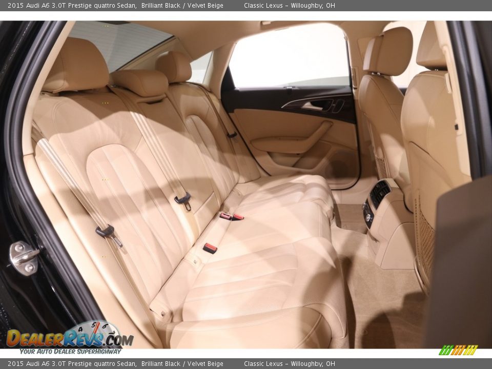 2015 Audi A6 3.0T Prestige quattro Sedan Brilliant Black / Velvet Beige Photo #27