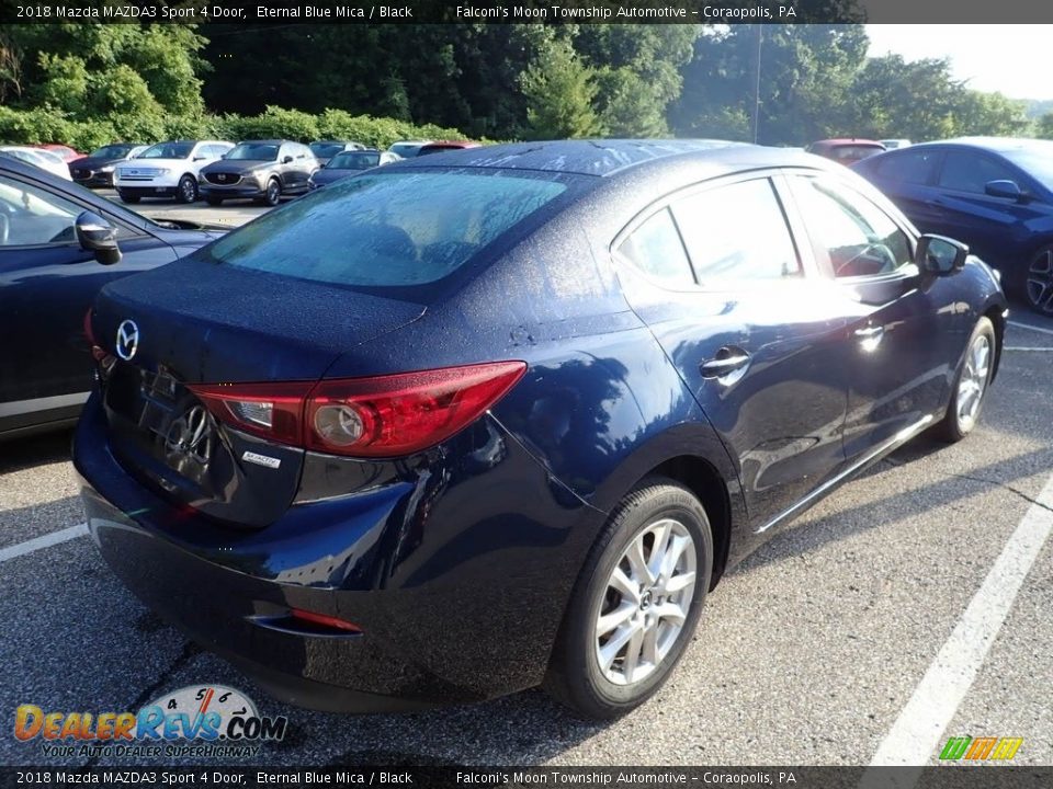 2018 Mazda MAZDA3 Sport 4 Door Eternal Blue Mica / Black Photo #4