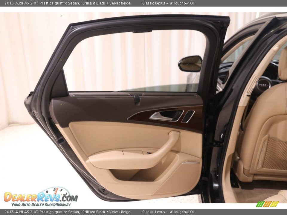 2015 Audi A6 3.0T Prestige quattro Sedan Brilliant Black / Velvet Beige Photo #28