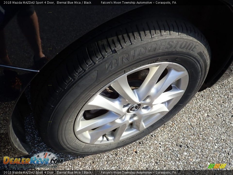 2018 Mazda MAZDA3 Sport 4 Door Eternal Blue Mica / Black Photo #5