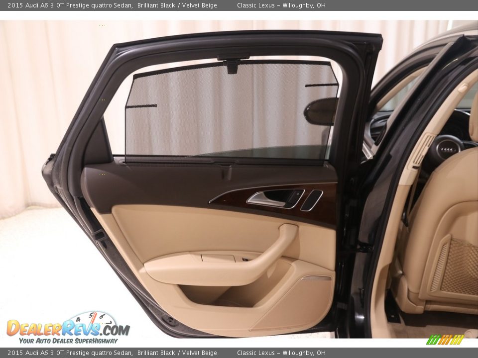 2015 Audi A6 3.0T Prestige quattro Sedan Brilliant Black / Velvet Beige Photo #29