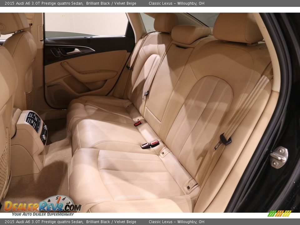2015 Audi A6 3.0T Prestige quattro Sedan Brilliant Black / Velvet Beige Photo #30