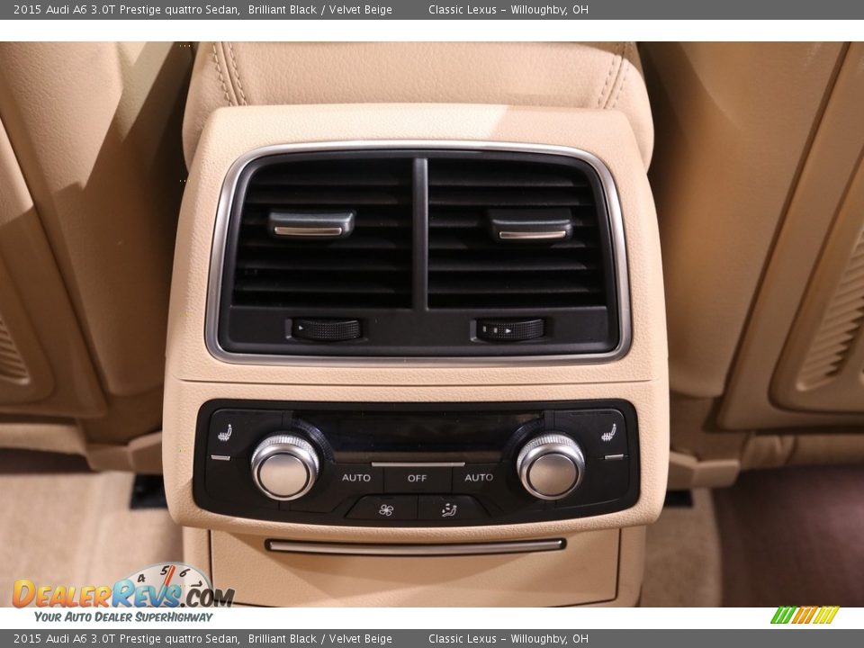 2015 Audi A6 3.0T Prestige quattro Sedan Brilliant Black / Velvet Beige Photo #32