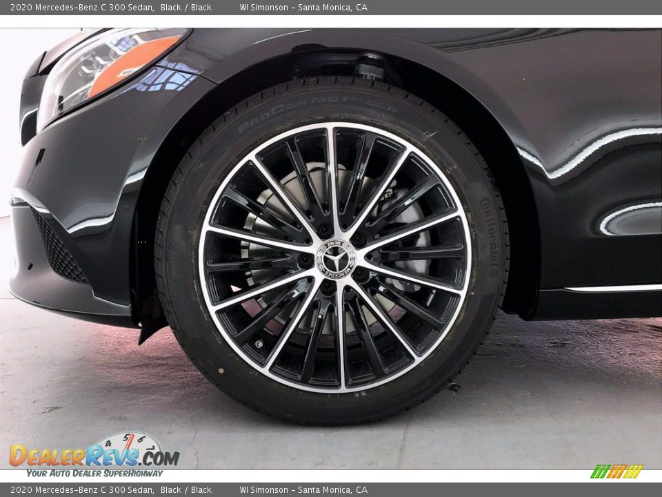 2020 Mercedes-Benz C 300 Sedan Black / Black Photo #9