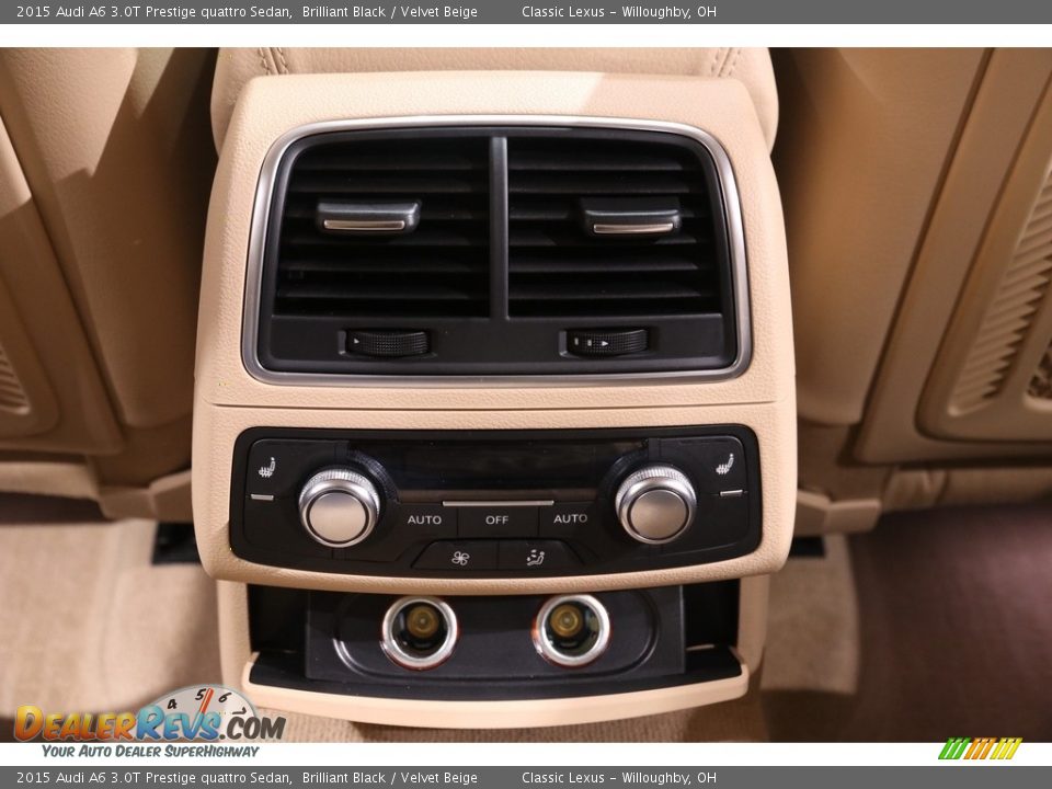 2015 Audi A6 3.0T Prestige quattro Sedan Brilliant Black / Velvet Beige Photo #33