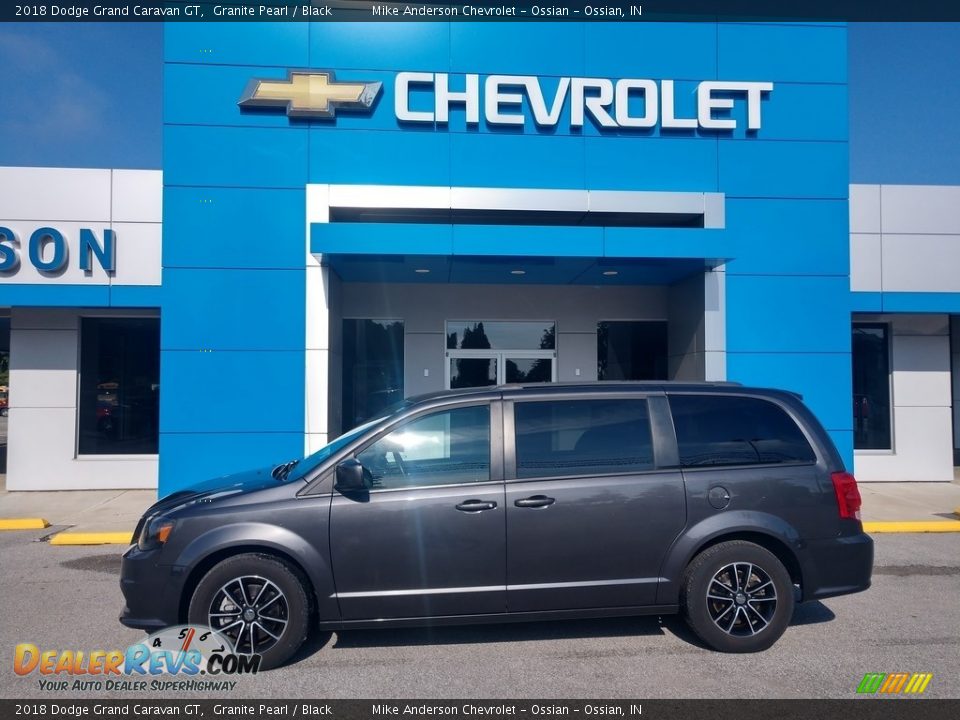 2018 Dodge Grand Caravan GT Granite Pearl / Black Photo #1