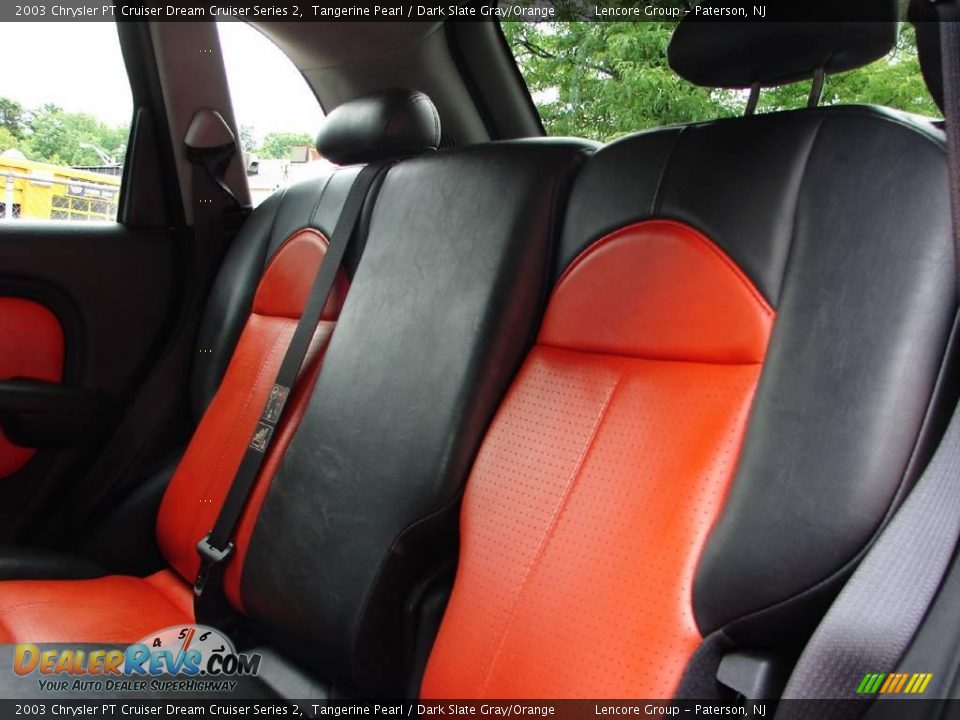 2003 Chrysler PT Cruiser Dream Cruiser Series 2 Tangerine Pearl / Dark Slate Gray/Orange Photo #16