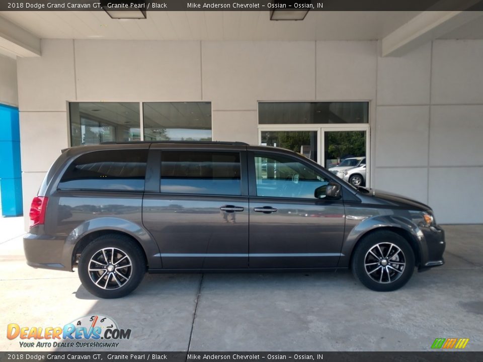 2018 Dodge Grand Caravan GT Granite Pearl / Black Photo #3