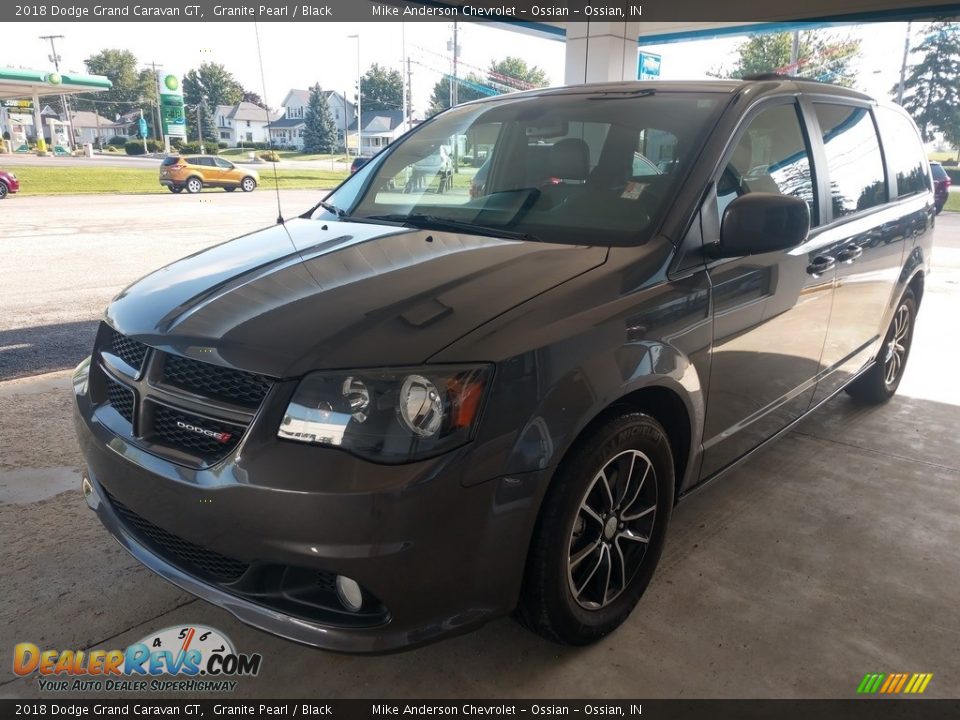 2018 Dodge Grand Caravan GT Granite Pearl / Black Photo #8