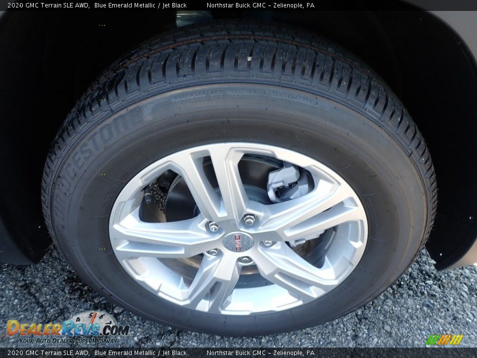 2020 GMC Terrain SLE AWD Blue Emerald Metallic / Jet Black Photo #10