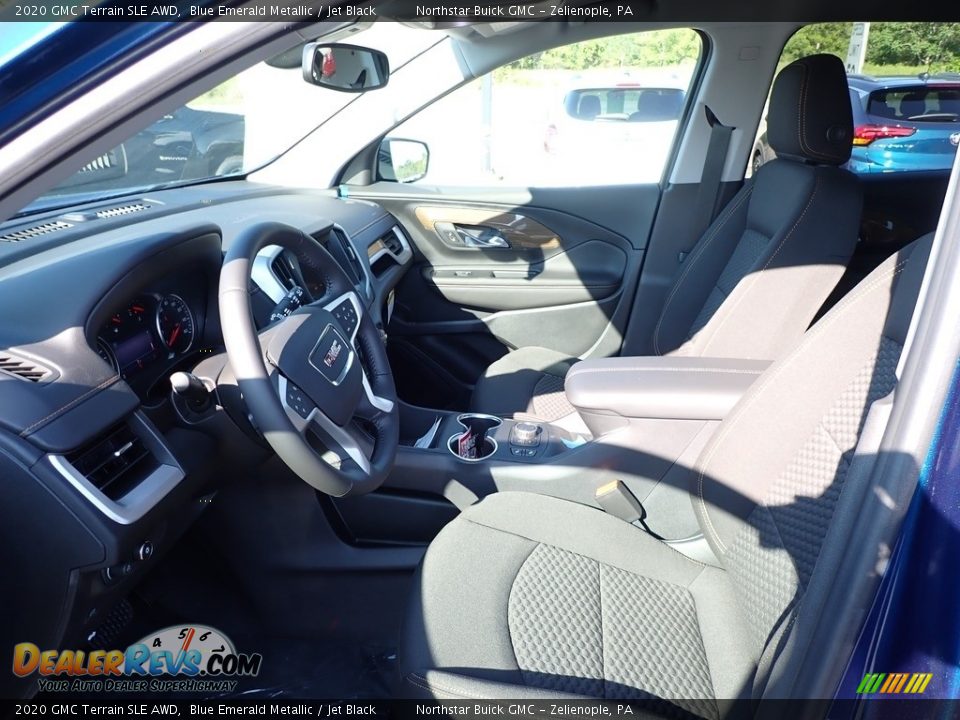 2020 GMC Terrain SLE AWD Blue Emerald Metallic / Jet Black Photo #13