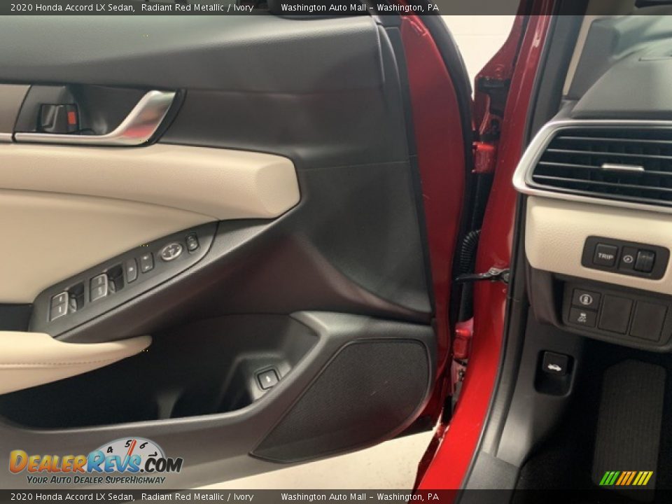 2020 Honda Accord LX Sedan Radiant Red Metallic / Ivory Photo #8