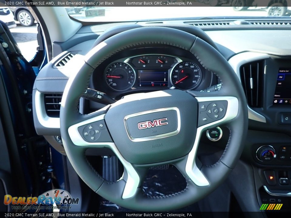 2020 GMC Terrain SLE AWD Blue Emerald Metallic / Jet Black Photo #17