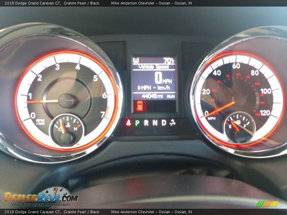 2018 Dodge Grand Caravan GT Gauges Photo #24