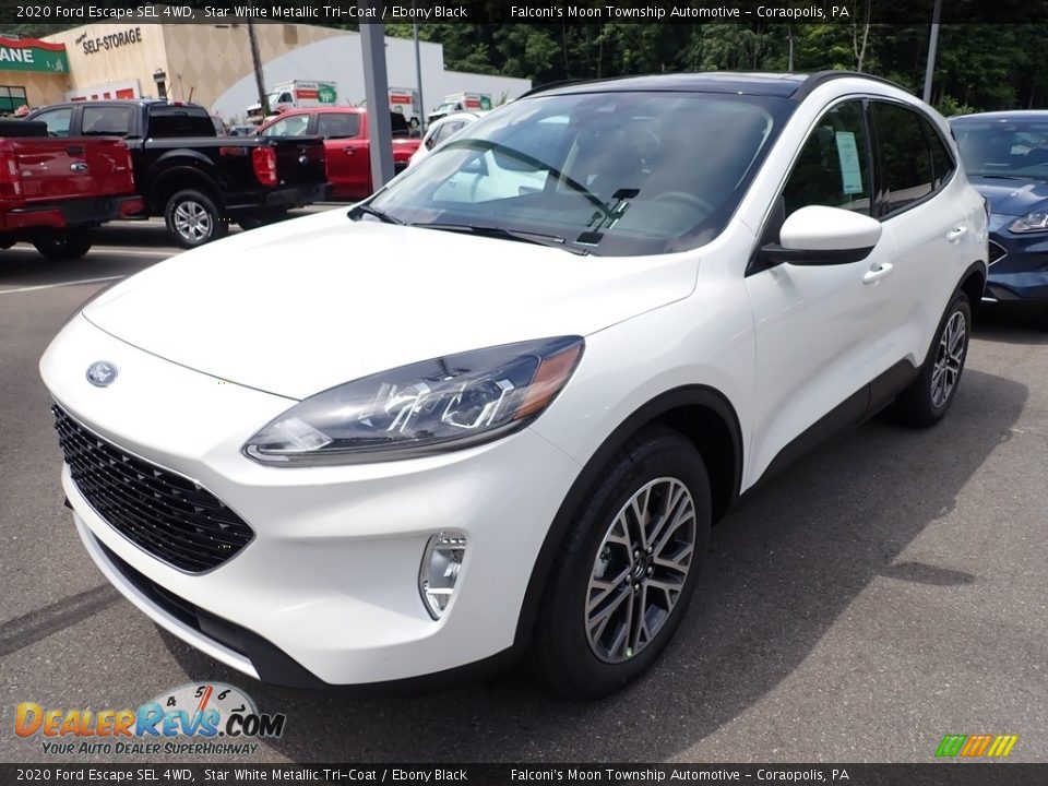 2020 Ford Escape SEL 4WD Star White Metallic Tri-Coat / Ebony Black Photo #5