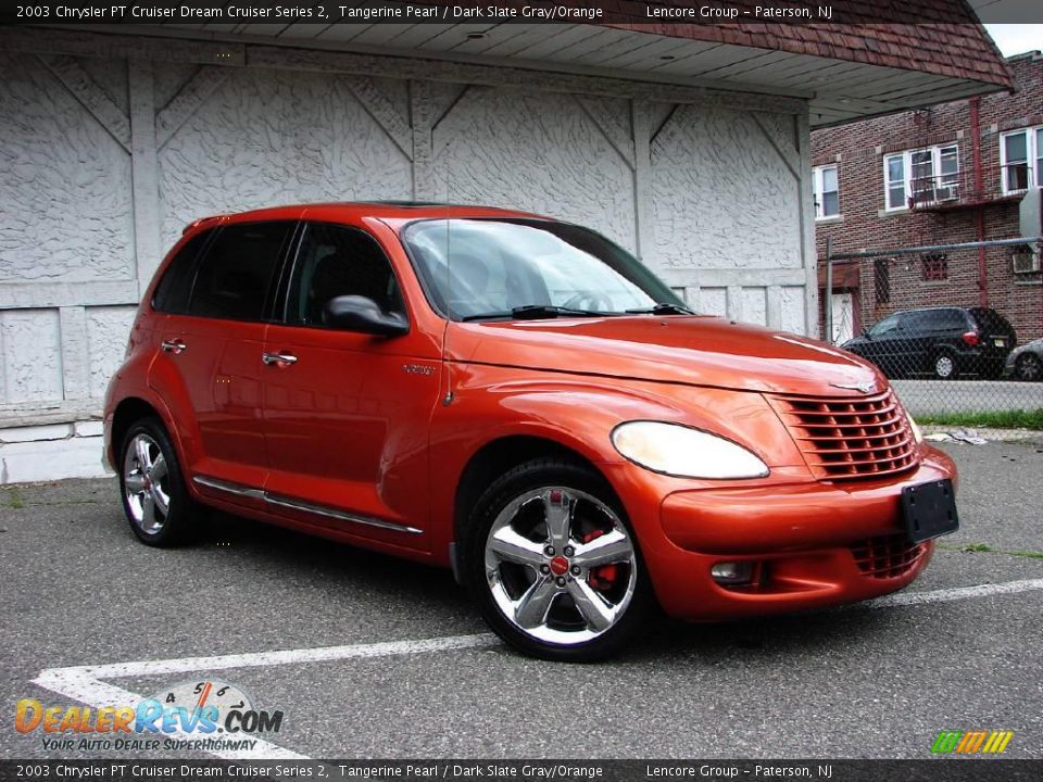 2003 Chrysler PT Cruiser Dream Cruiser Series 2 Tangerine Pearl / Dark Slate Gray/Orange Photo #20