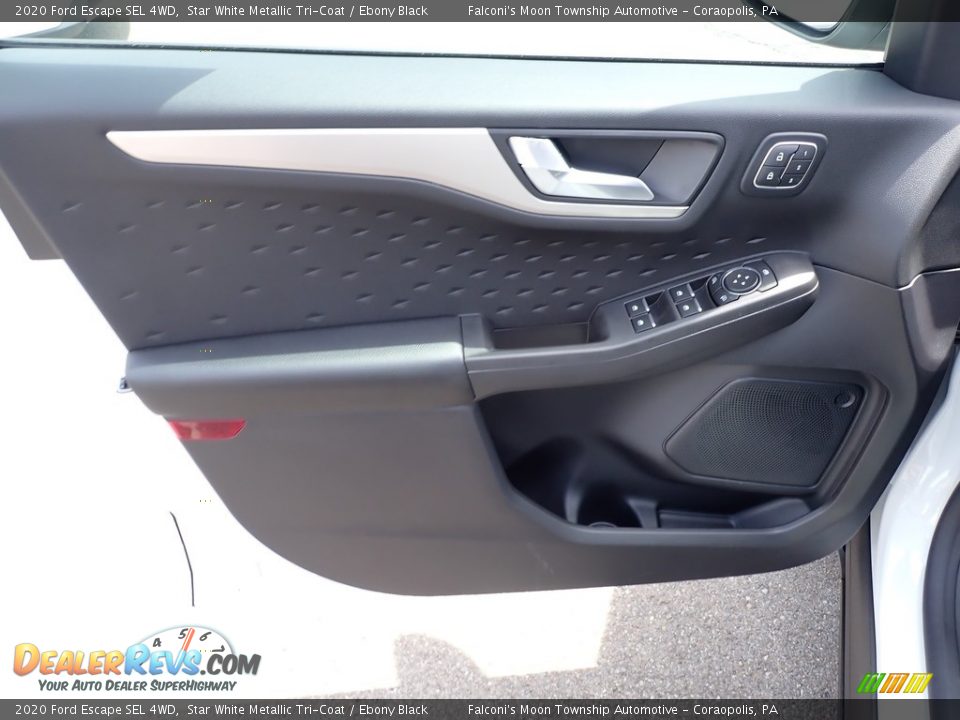 2020 Ford Escape SEL 4WD Star White Metallic Tri-Coat / Ebony Black Photo #11