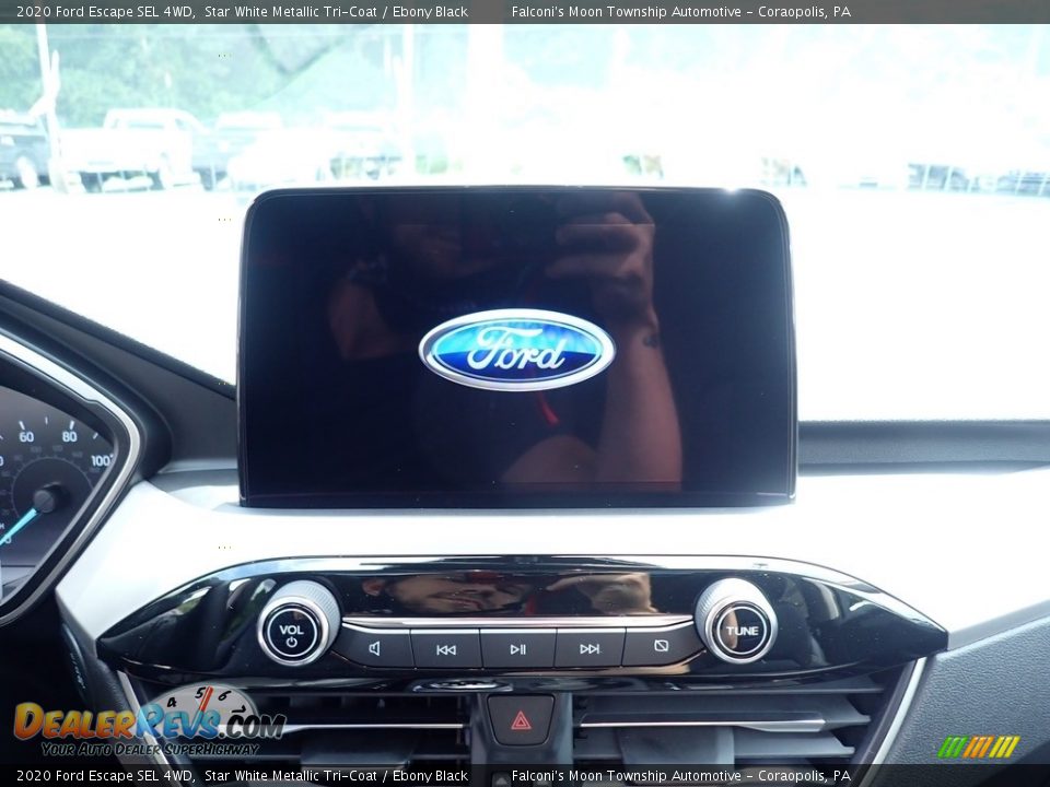 2020 Ford Escape SEL 4WD Star White Metallic Tri-Coat / Ebony Black Photo #13