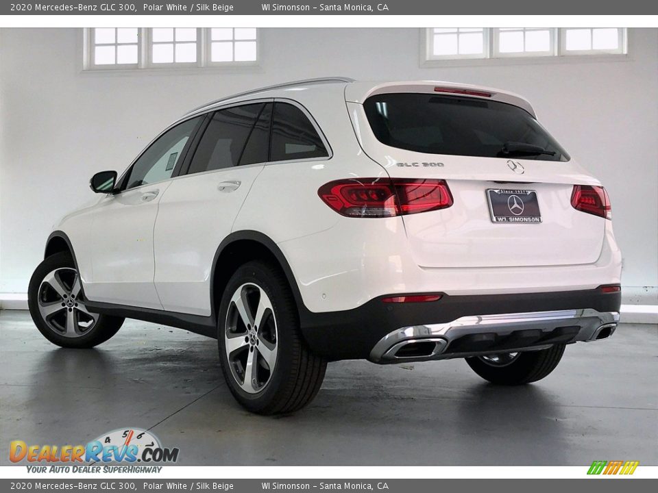 2020 Mercedes-Benz GLC 300 Polar White / Silk Beige Photo #2