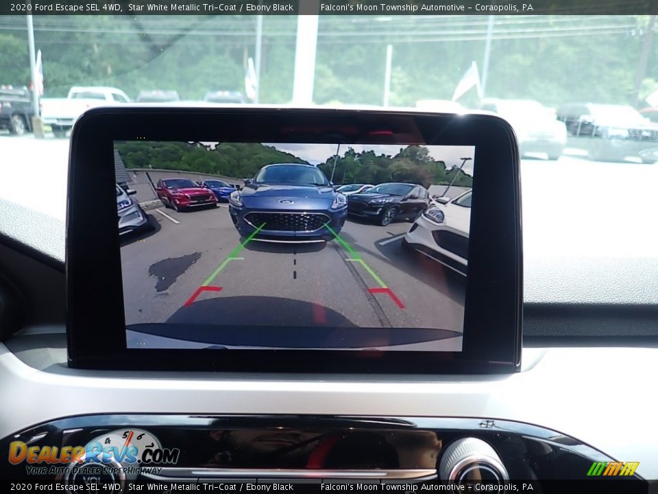 2020 Ford Escape SEL 4WD Star White Metallic Tri-Coat / Ebony Black Photo #14