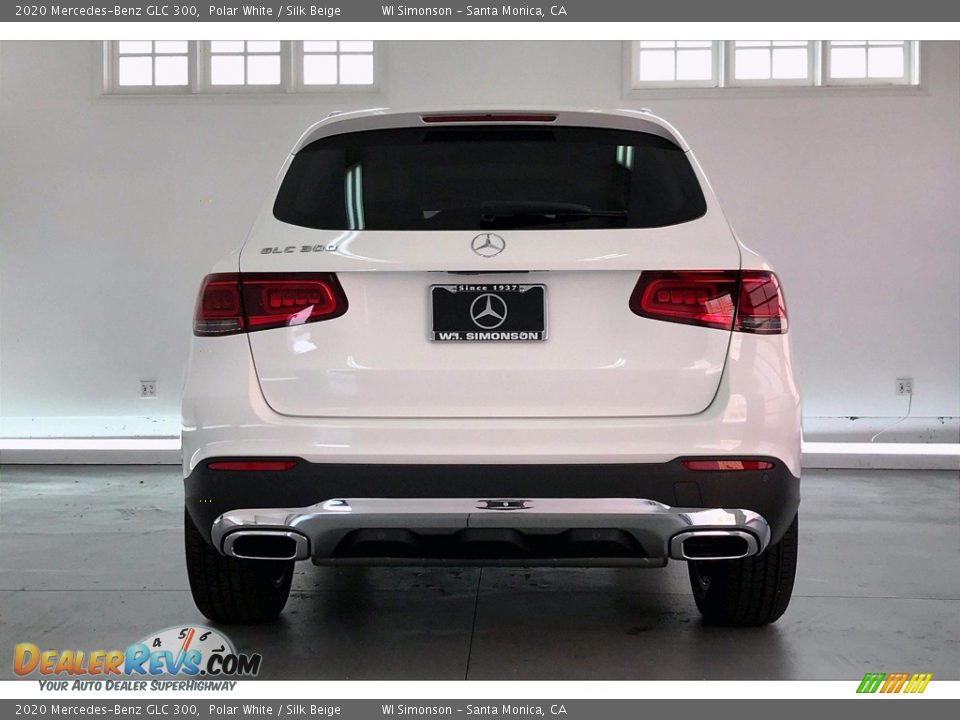 2020 Mercedes-Benz GLC 300 Polar White / Silk Beige Photo #3