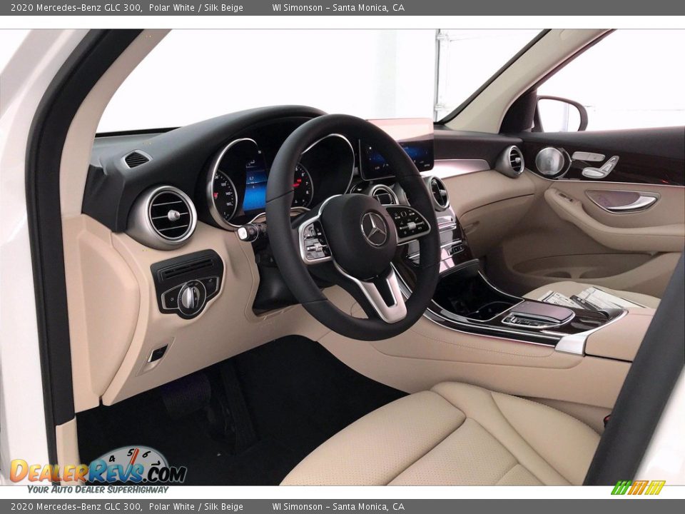 2020 Mercedes-Benz GLC 300 Polar White / Silk Beige Photo #4