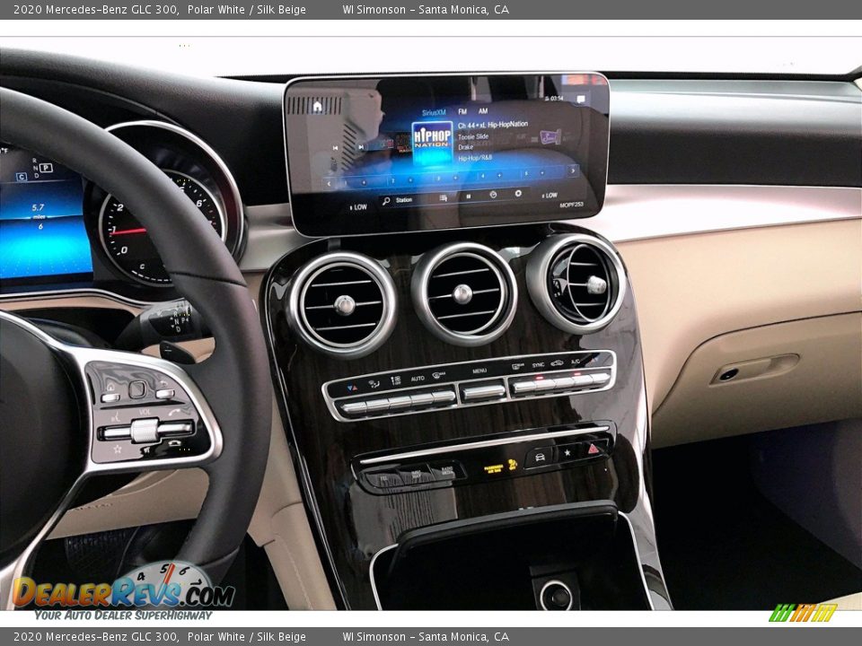 2020 Mercedes-Benz GLC 300 Polar White / Silk Beige Photo #6