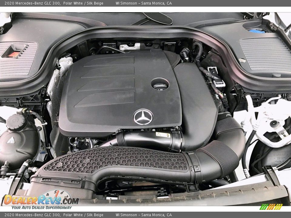 2020 Mercedes-Benz GLC 300 Polar White / Silk Beige Photo #8