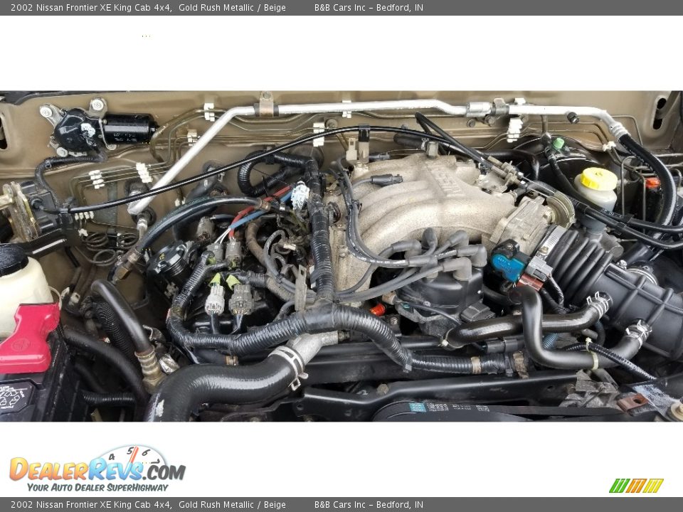 2002 Nissan Frontier XE King Cab 4x4 3.3 Liter SOHC 12-Valve V6 Engine Photo #23