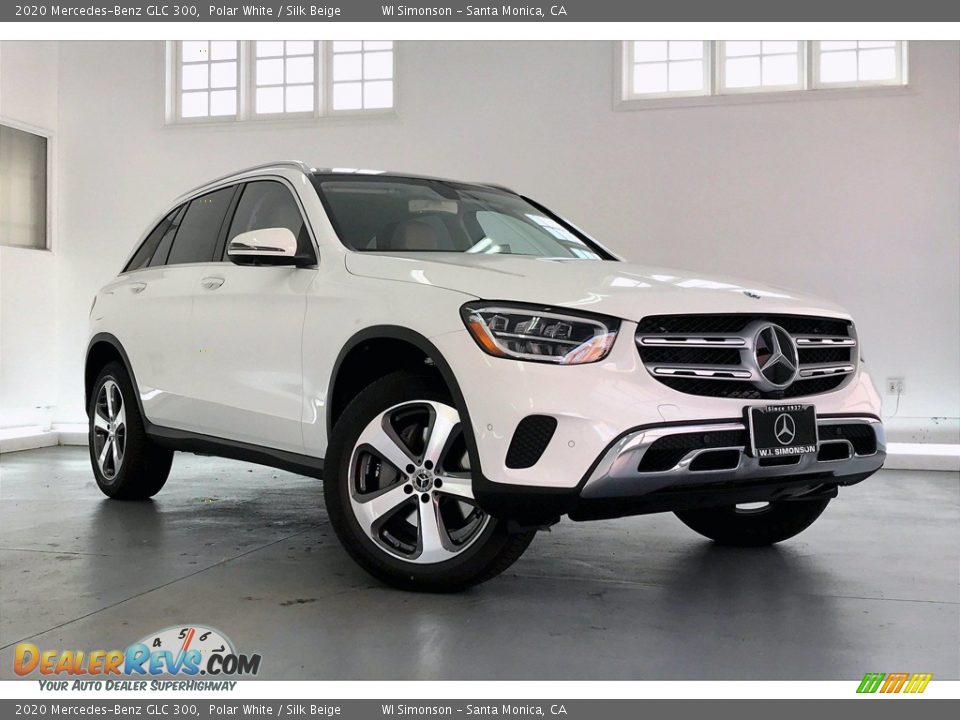 2020 Mercedes-Benz GLC 300 Polar White / Silk Beige Photo #12