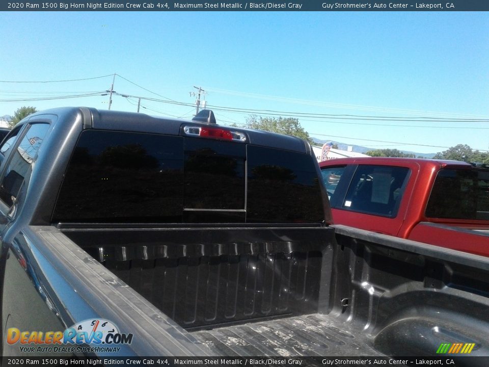 2020 Ram 1500 Big Horn Night Edition Crew Cab 4x4 Maximum Steel Metallic / Black/Diesel Gray Photo #4