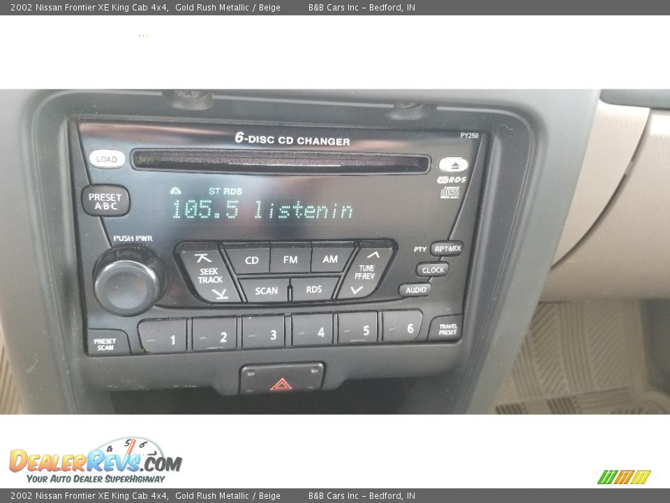 Audio System of 2002 Nissan Frontier XE King Cab 4x4 Photo #27