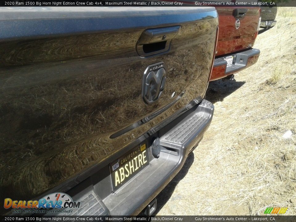 2020 Ram 1500 Big Horn Night Edition Crew Cab 4x4 Maximum Steel Metallic / Black/Diesel Gray Photo #5