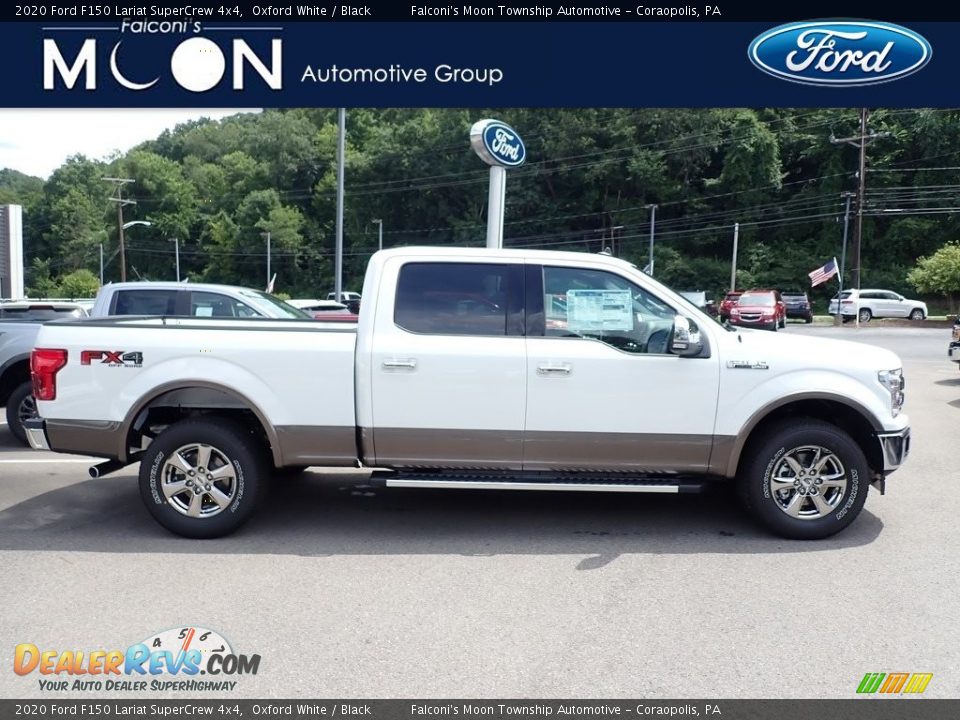 2020 Ford F150 Lariat SuperCrew 4x4 Oxford White / Black Photo #1