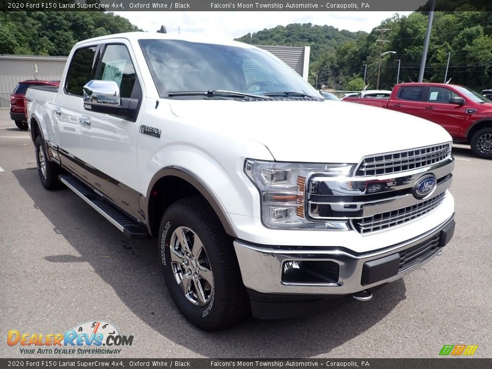 2020 Ford F150 Lariat SuperCrew 4x4 Oxford White / Black Photo #3