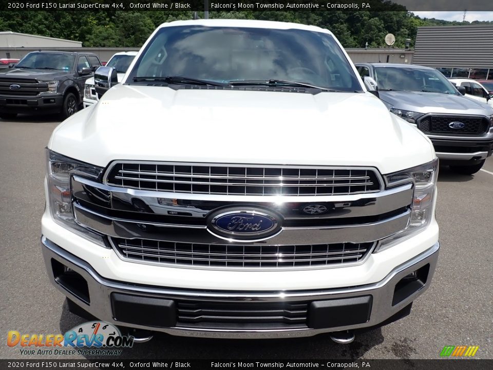 2020 Ford F150 Lariat SuperCrew 4x4 Oxford White / Black Photo #4