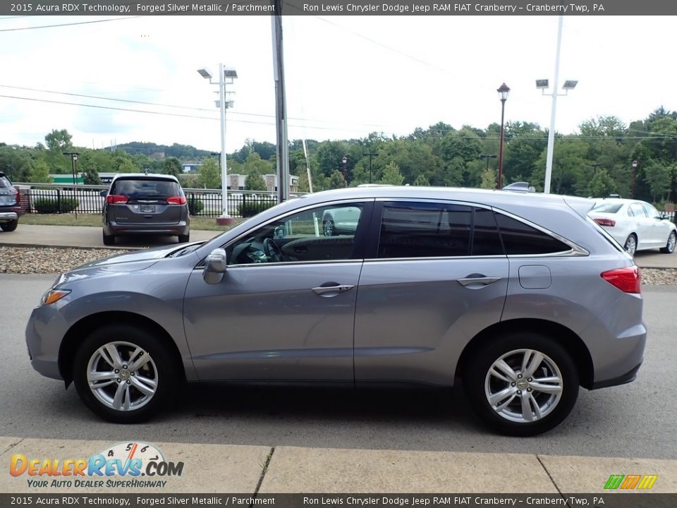 2015 Acura RDX Technology Forged Silver Metallic / Parchment Photo #6