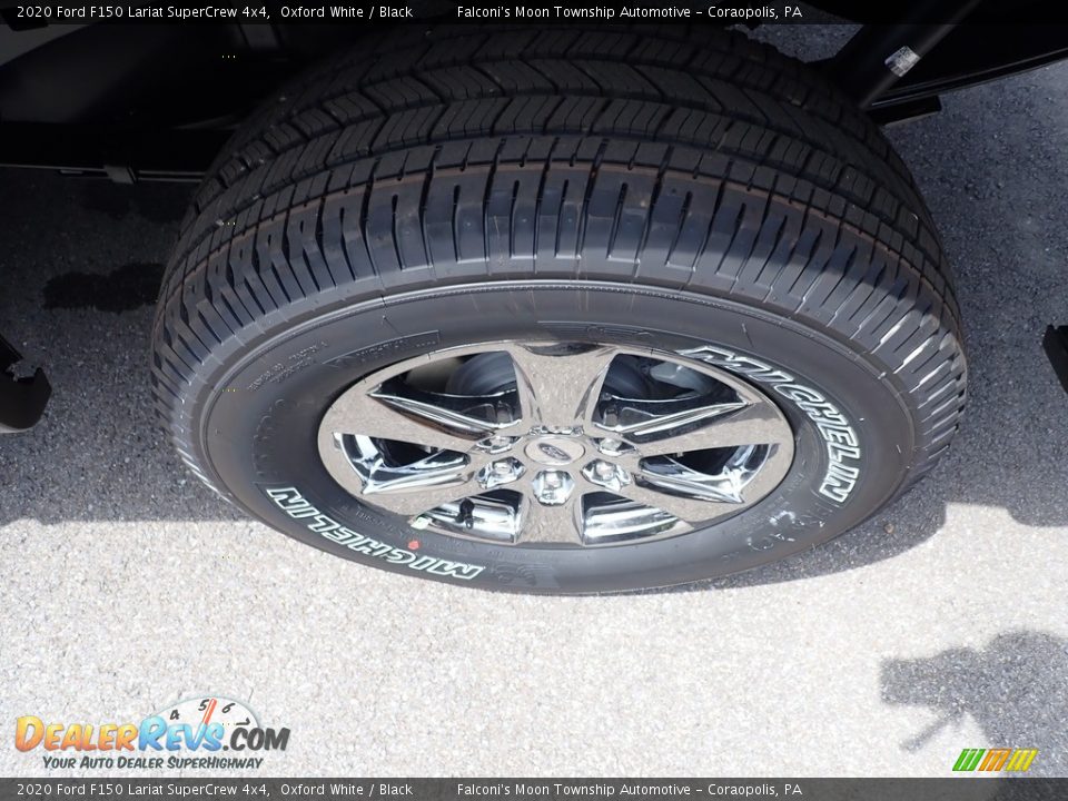 2020 Ford F150 Lariat SuperCrew 4x4 Oxford White / Black Photo #7