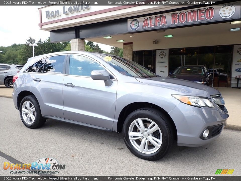 2015 Acura RDX Technology Forged Silver Metallic / Parchment Photo #9