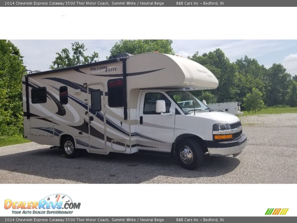 Summit White 2014 Chevrolet Express Cutaway 3500 Thor Motor Coach Photo #7