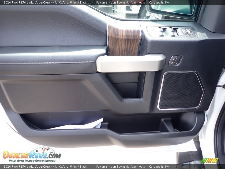 2020 Ford F150 Lariat SuperCrew 4x4 Oxford White / Black Photo #9