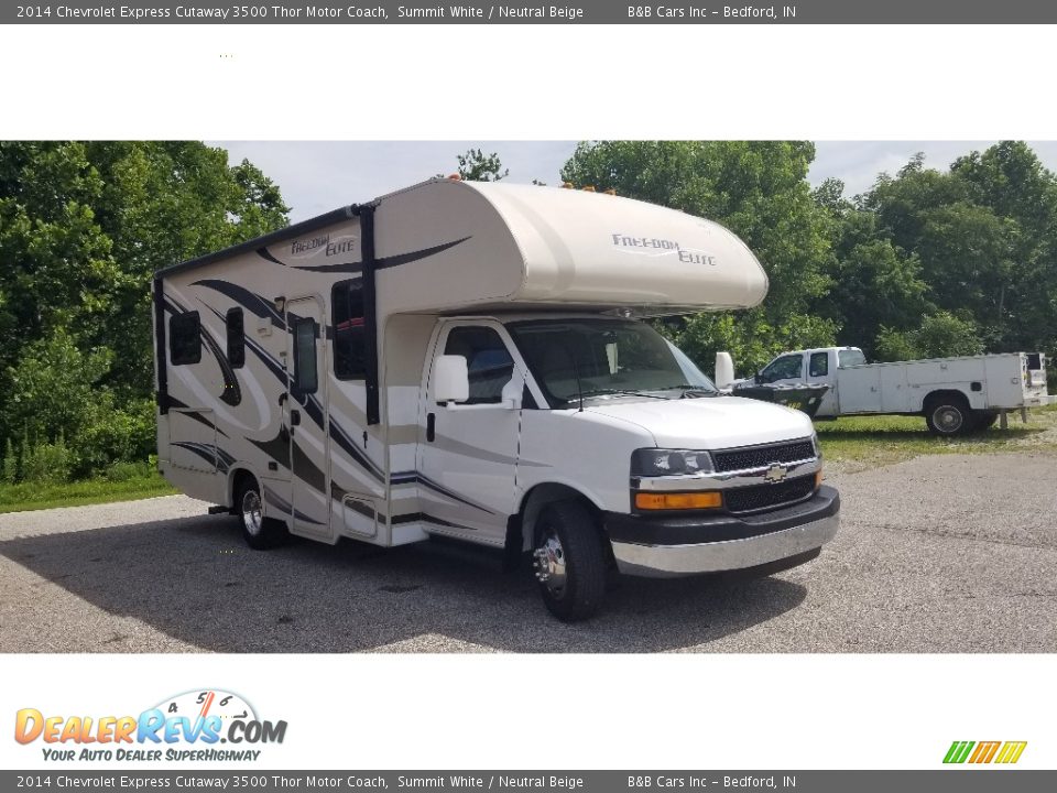 Summit White 2014 Chevrolet Express Cutaway 3500 Thor Motor Coach Photo #8