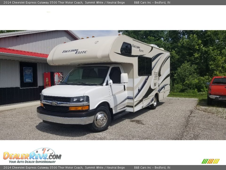 2014 Chevrolet Express Cutaway 3500 Thor Motor Coach Summit White / Neutral Beige Photo #10