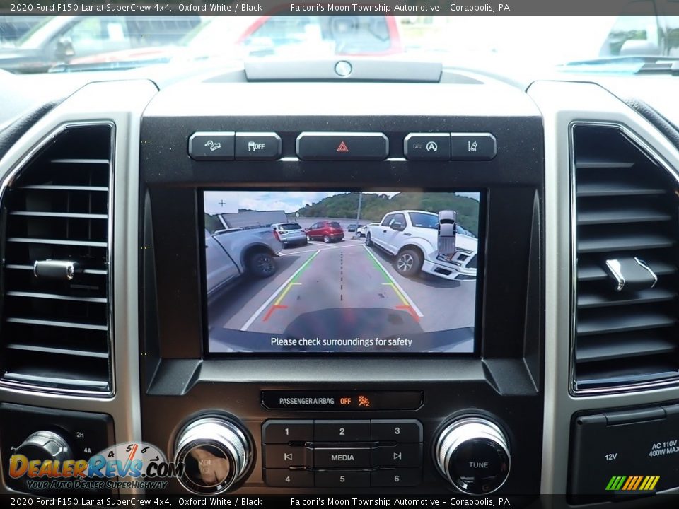 2020 Ford F150 Lariat SuperCrew 4x4 Oxford White / Black Photo #13