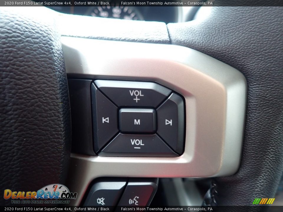 2020 Ford F150 Lariat SuperCrew 4x4 Oxford White / Black Photo #14