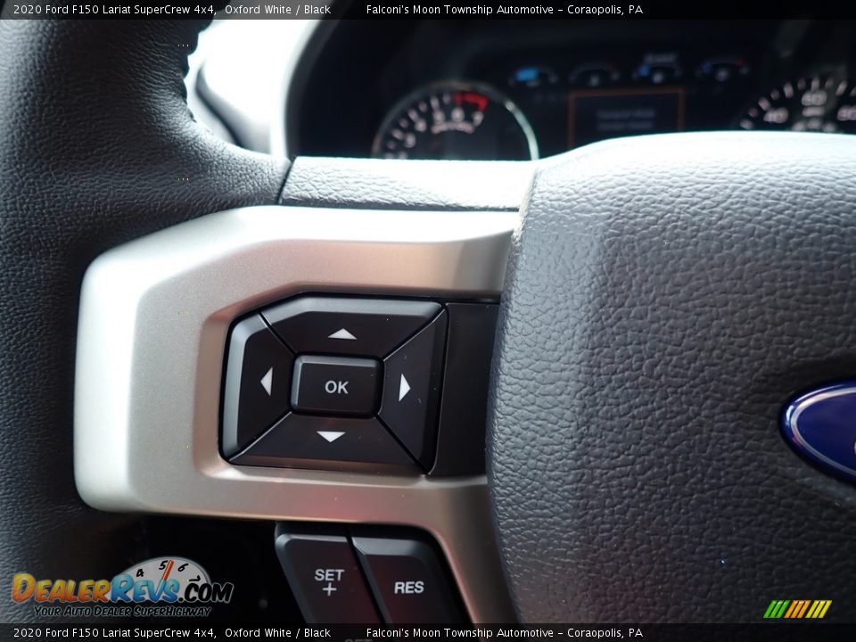 2020 Ford F150 Lariat SuperCrew 4x4 Oxford White / Black Photo #15