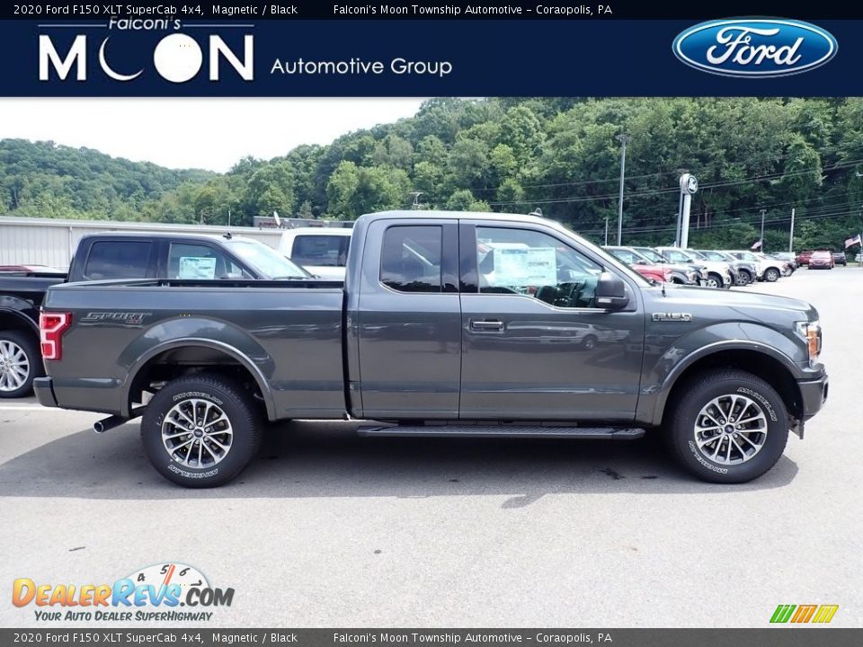 2020 Ford F150 XLT SuperCab 4x4 Magnetic / Black Photo #1